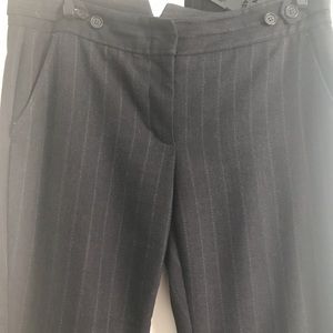 BCBG grey stripped pants